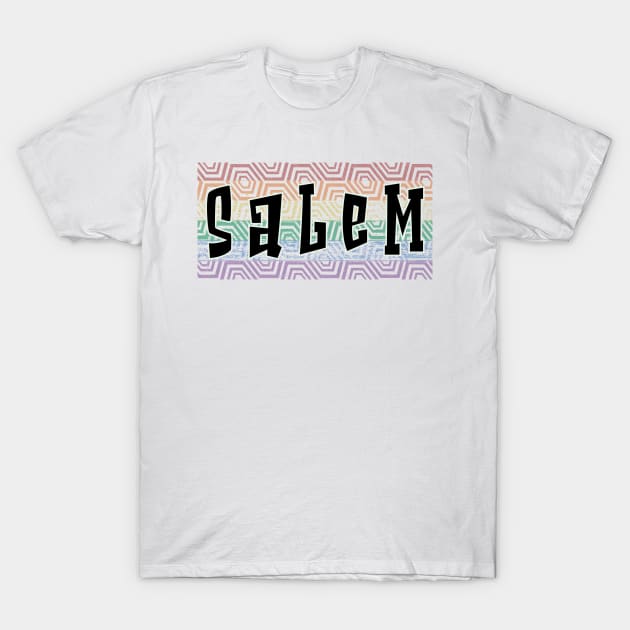 LGBTQ PATTERN AMERICA SALEM T-Shirt by Zodiac BeMac